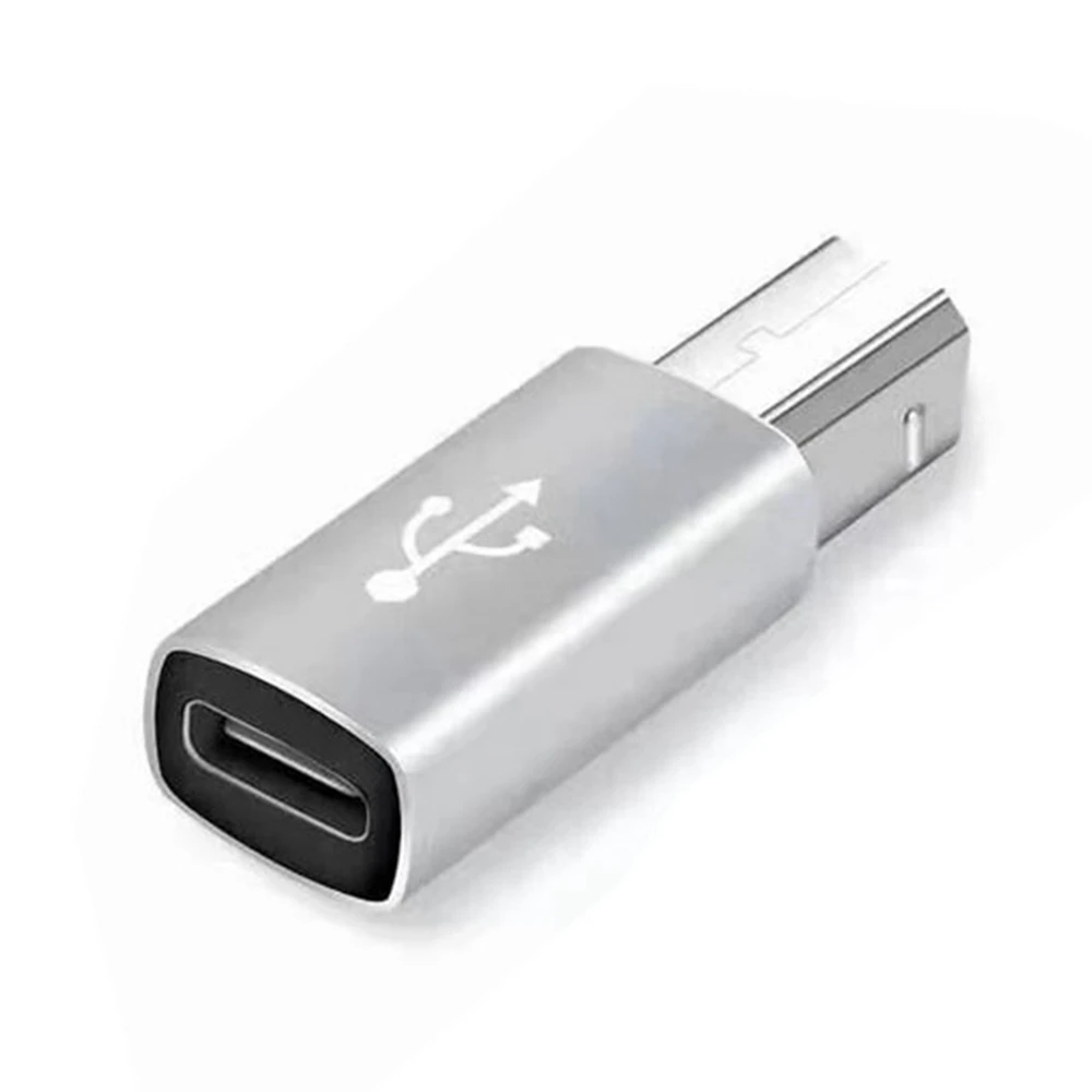 

Переходник с портом Type-C «Мама» на USB Type-B 2,0 «папа», адаптер-конвертер для MacBook Pro / Air HP Canon Epson Dell Type C, сканер принтера