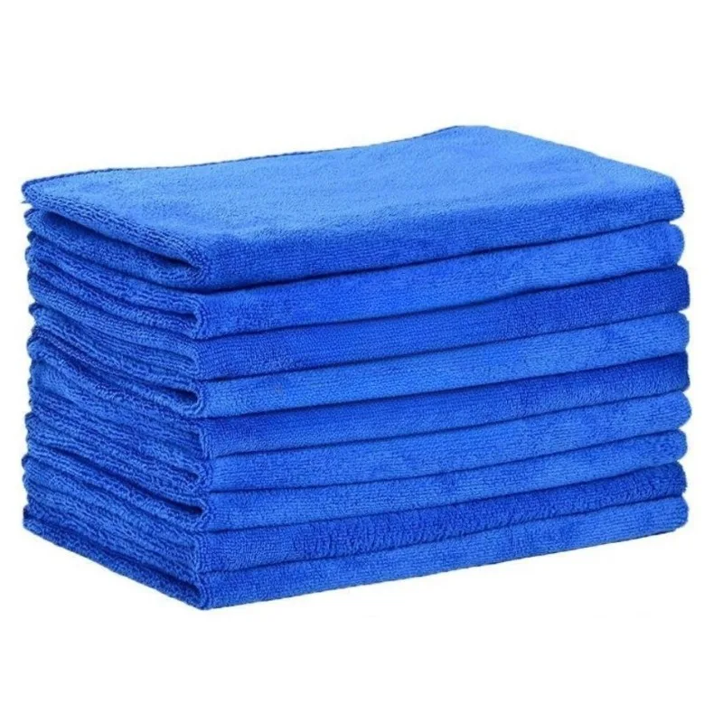 

5/10Pcs Microfiber Car Wash Towels Absorbent Drying Hemming Car Care Cloth Household Kitchen Bathroom Cleaning Cloths Towel Rags