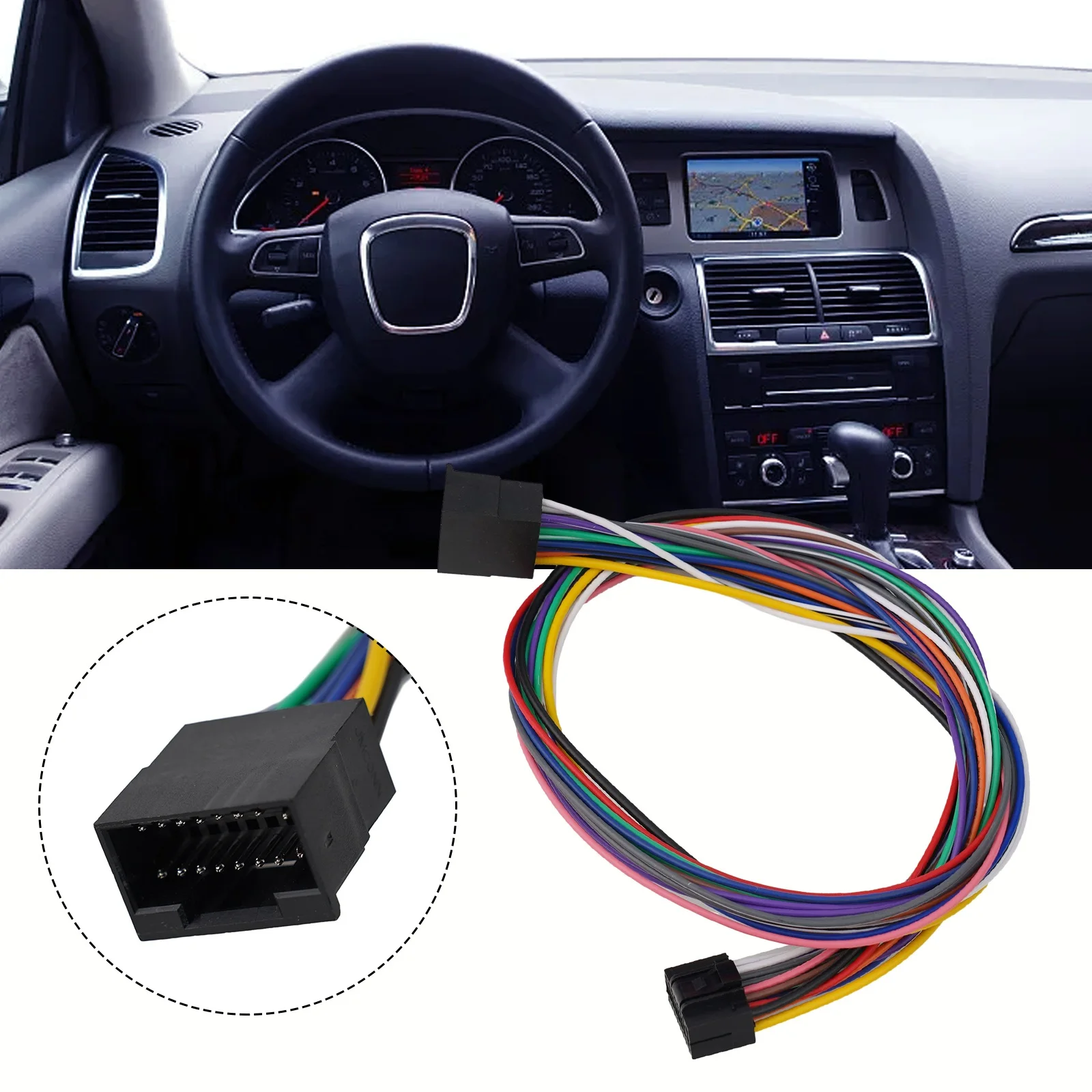 Convenient Car Cable 16Pin Stereo Radio Wire Harness Extension Quick Installation 60cm Length Durable Material
Convenient Car Cable 16Pin Stereo Radio Wire Harness Extension Quick Installation 60cm Length Durable Material