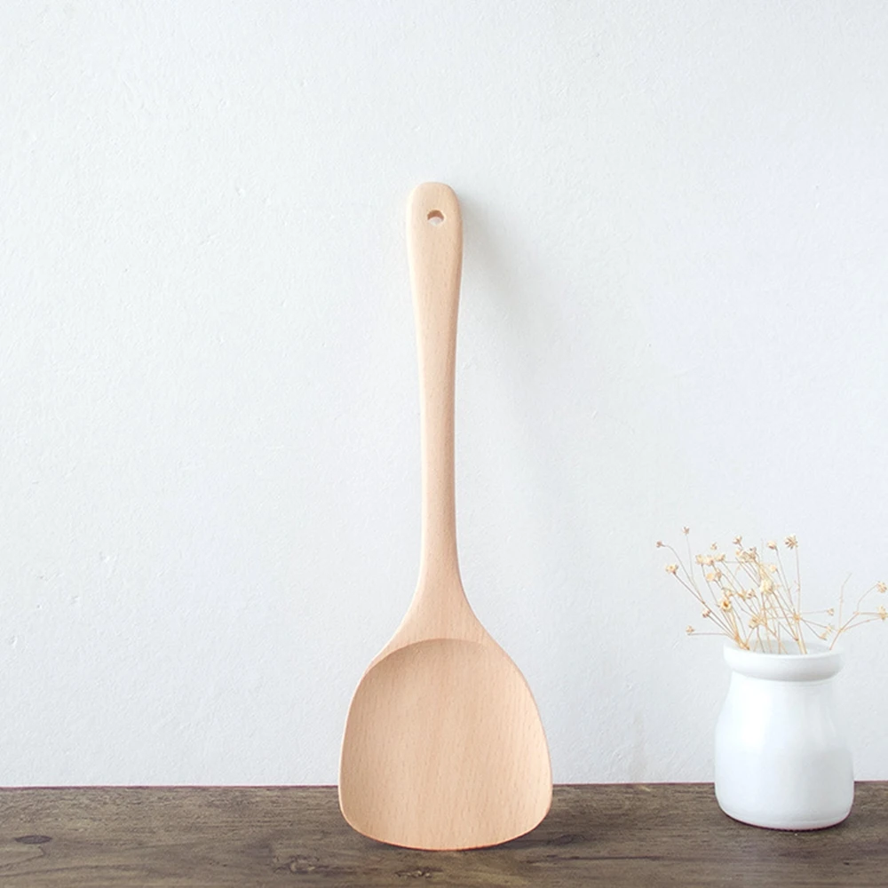 30/35cm Beech Wood No Paint Wok Shovels Stirring Cooking Tool Frying Kitchen Utensil Shovel Wooden Spatula Turner
30/35cm Beech Wood No Paint Wok Shovels Stirring Cooking Tool Frying Kitchen Utensil Shovel Wooden Spatula Turner