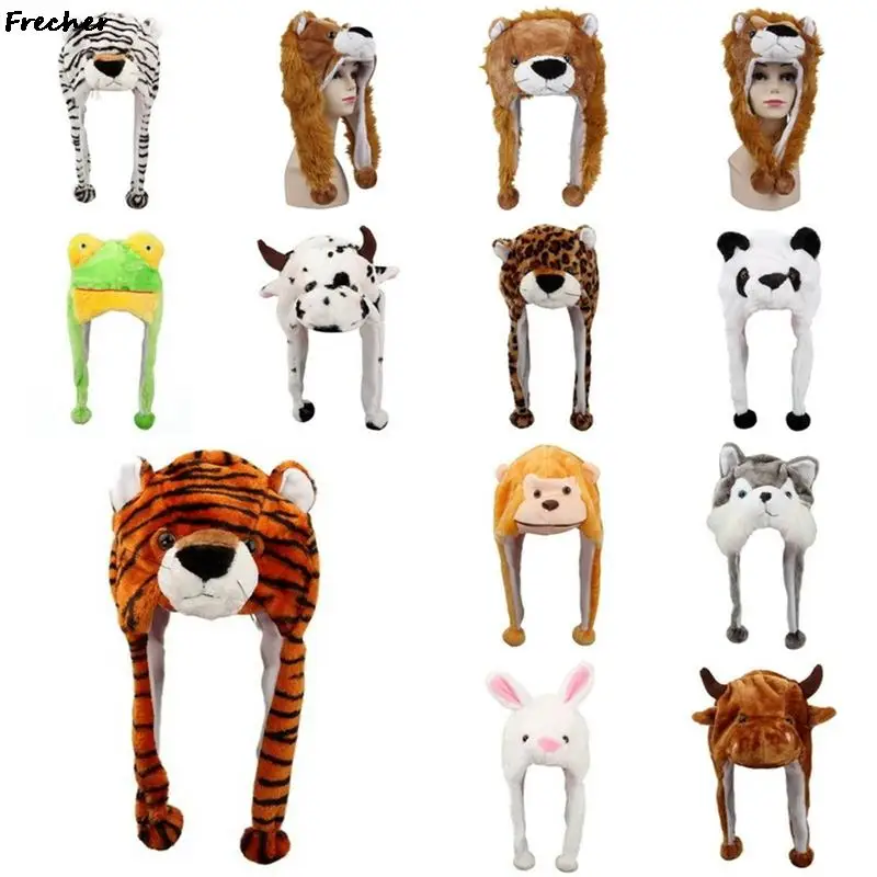 Winter Plush Hat Animal Cartoon Warm Hats Story Telling Cosplay Character Beanies Funny Stuffed Toy Earflap Caps Role Play Prop
Winter Plush Hat Animal Cartoon Warm Hats Story Telling Cosplay Character Beanies Funny Stuffed Toy Earflap Caps Role Play Prop