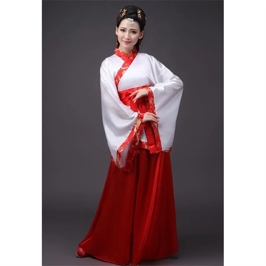 Chinese Traditional Hanfu Woman Embroidery Stage Performance Costumes New Year Tang Suit Chinese Folk Dance Costume for Female
Chinese Traditional Hanfu Woman Embroidery Stage Performance Costumes New Year Tang Suit Chinese Folk Dance Costume for Female