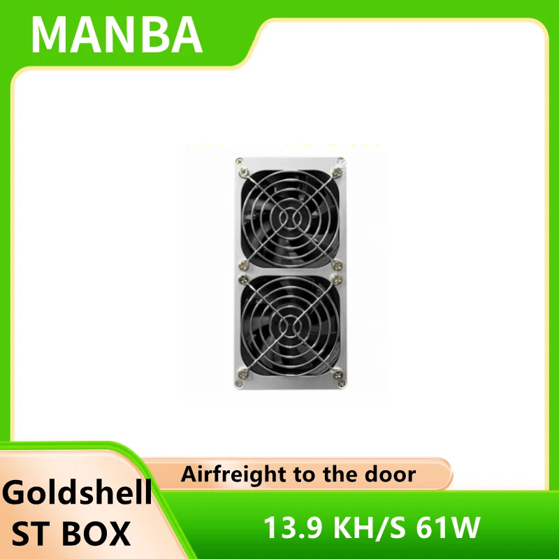 Goldshell ST-BOX STARCOIN MINER 13.9 KH/S±10% 61W with PSU better than Antminer s9 R4 Innosilicon
Goldshell ST-BOX STARCOIN MINER 13.9 KH/S±10% 61W with PSU better than Antminer s9 R4 Innosilicon