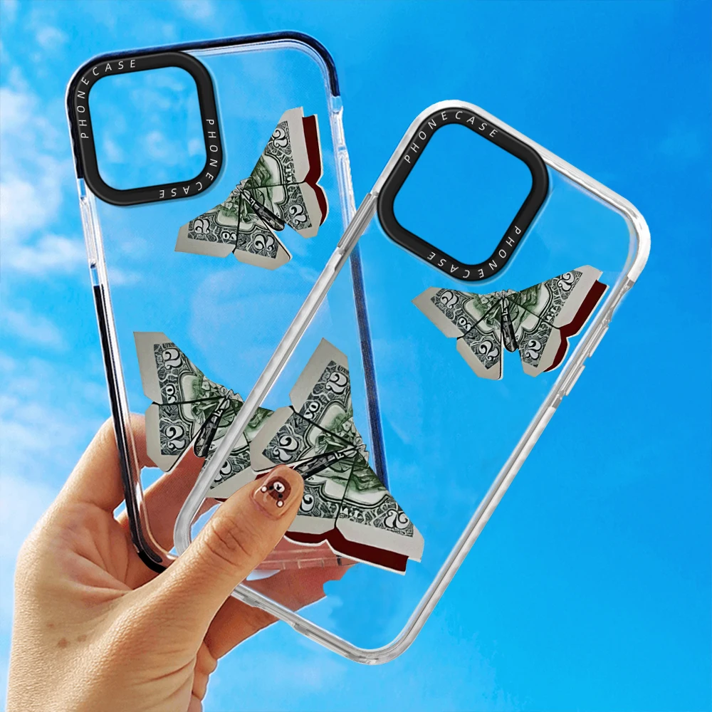 Transparent Soft TPU Phone Case for iPhone 14 13 Pro Max Mini XR XSMax 7 8 Plus SE 2022 Y2k Butterfly Cover for iPhone 12 11
Transparent Soft TPU Phone Case for iPhone 14 13 Pro Max Mini XR XSMax 7 8 Plus SE 2022 Y2k Butterfly Cover for iPhone 12 11