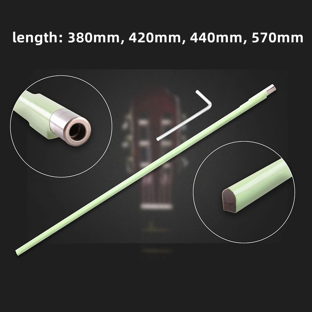 Gear & Builder Guitar Truss Rod 380mm/14.9in 420mm/16.5in 440mm/17.3in 570mm/22.4in Dual Acting Green With Wrench
Gear & Builder Guitar Truss Rod 380mm/14.9in 420mm/16.5in 440mm/17.3in 570mm/22.4in Dual Acting Green With Wrench