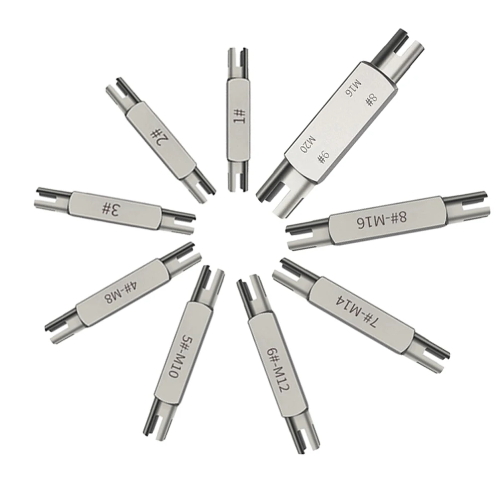 9pcs Hex Screw Tap Extractor Socket Hexagonal Double-head Broken Tap Broken Head Damaged Screw Extractor Power Wrench Tool
9pcs Hex Screw Tap Extractor Socket Hexagonal Double-head Broken Tap Broken Head Damaged Screw Extractor Power Wrench Tool