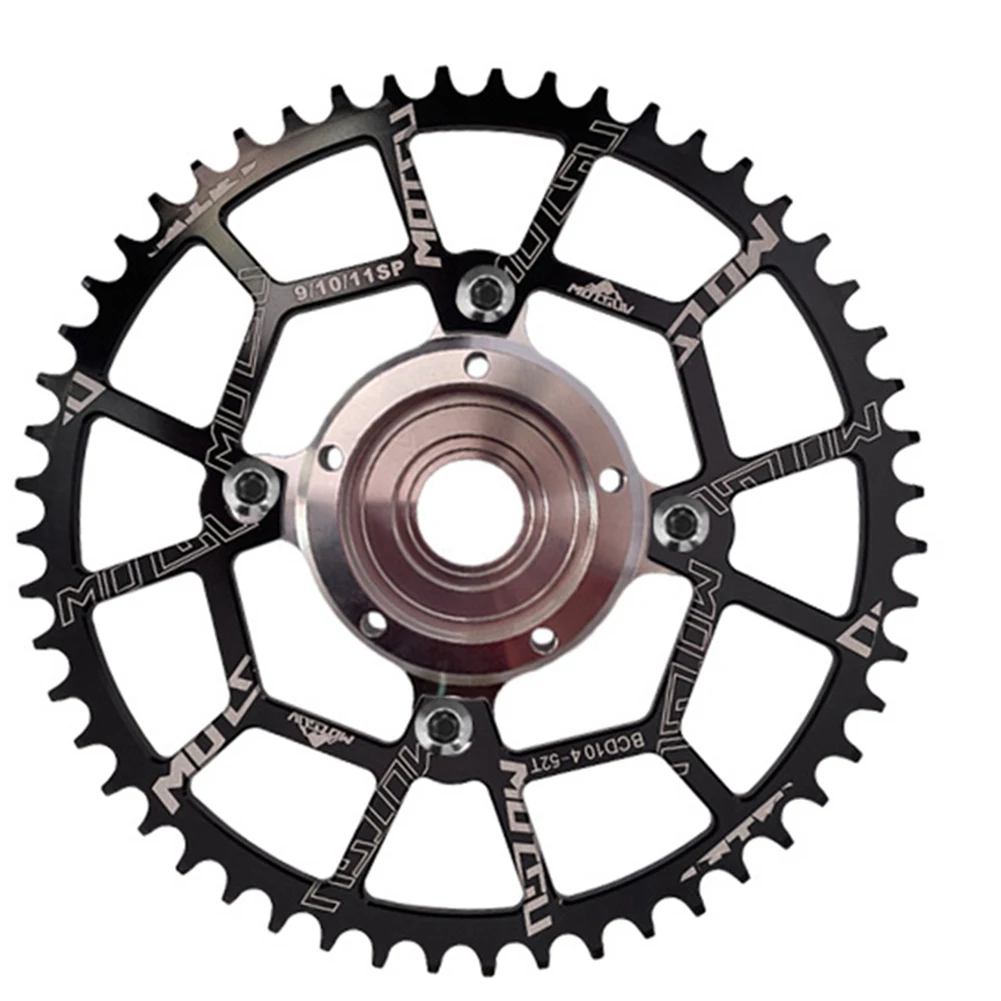 MOTSUV E-Bike Chain Wheel 52T+104BCD Chain Ring Adapter for Tongsheng Mid Drive Motor Replacements Electric Bicycle Part Black
MOTSUV E-Bike Chain Wheel 52T+104BCD Chain Ring Adapter for Tongsheng Mid Drive Motor Replacements Electric Bicycle Part Black