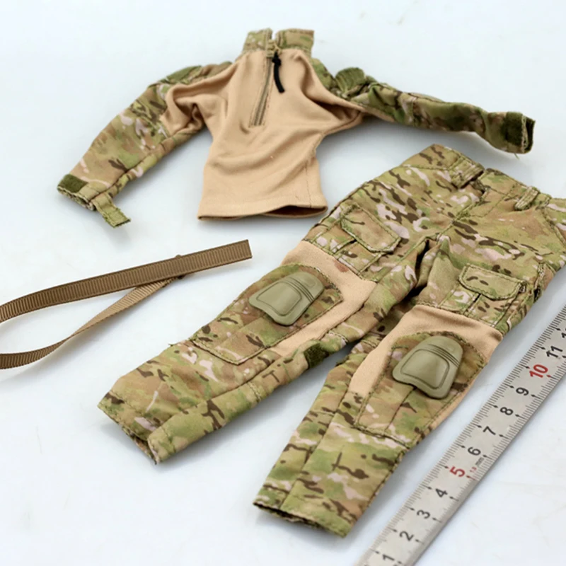 

In Stock 1/6 Scale Female Soldier Camouflage Battle Suit Waistband Combat Uniform Accessory For 12Inch Action Figure Body Dolls