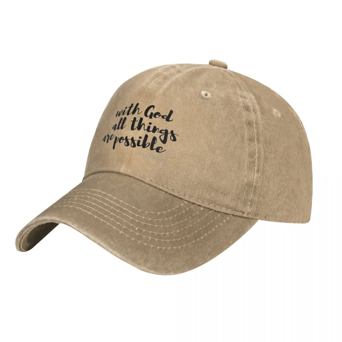With God Baseball Cap All Things Are Possible Tennis Skate Wholesale Washed Hip Hop Hats Men Women Casual Baseball Caps
With God Baseball Cap All Things Are Possible Tennis Skate Wholesale Washed Hip Hop Hats Men Women Casual Baseball Caps