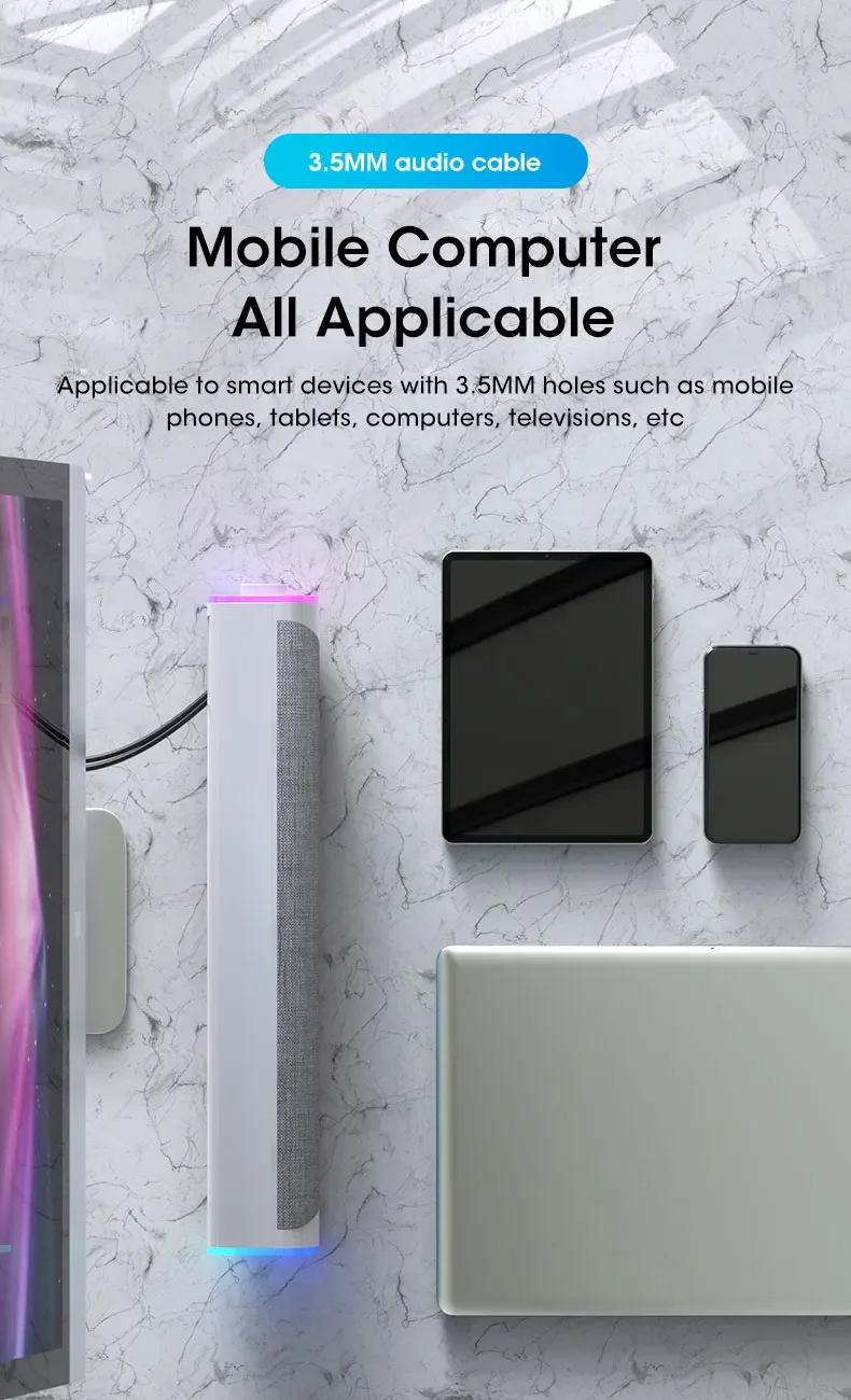 Barra de altavoz 4D Bluetooth Subwoofer de sonido estéreo, Altavoz con cable Bluetooth para MacBook, portátil, PC, Notebook, reproductor de música y Audio 16 Barra de altavoz 4D Bluetooth Subwoofer Barra de altavoz 4D Bluetooth Subwoofer de sonido estéreo, Altavoz con cable Bluetooth para MacBook, portátil, PC, Notebook, reproductor de música y Audio » Barra de altavoz 4D Bluetooth Subwoofer