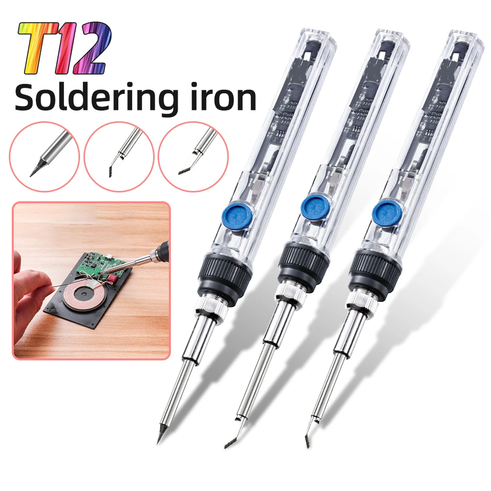 DC12~24V T12 OLED 72W Mini Soldering Iron Adjustable Temperature Portable Solder Welding Station K/ILS/KUTip Welding Repair Tool
DC12~24V T12 OLED 72W Mini Soldering Iron Adjustable Temperature Portable Solder Welding Station K/ILS/KUTip Welding Repair Tool