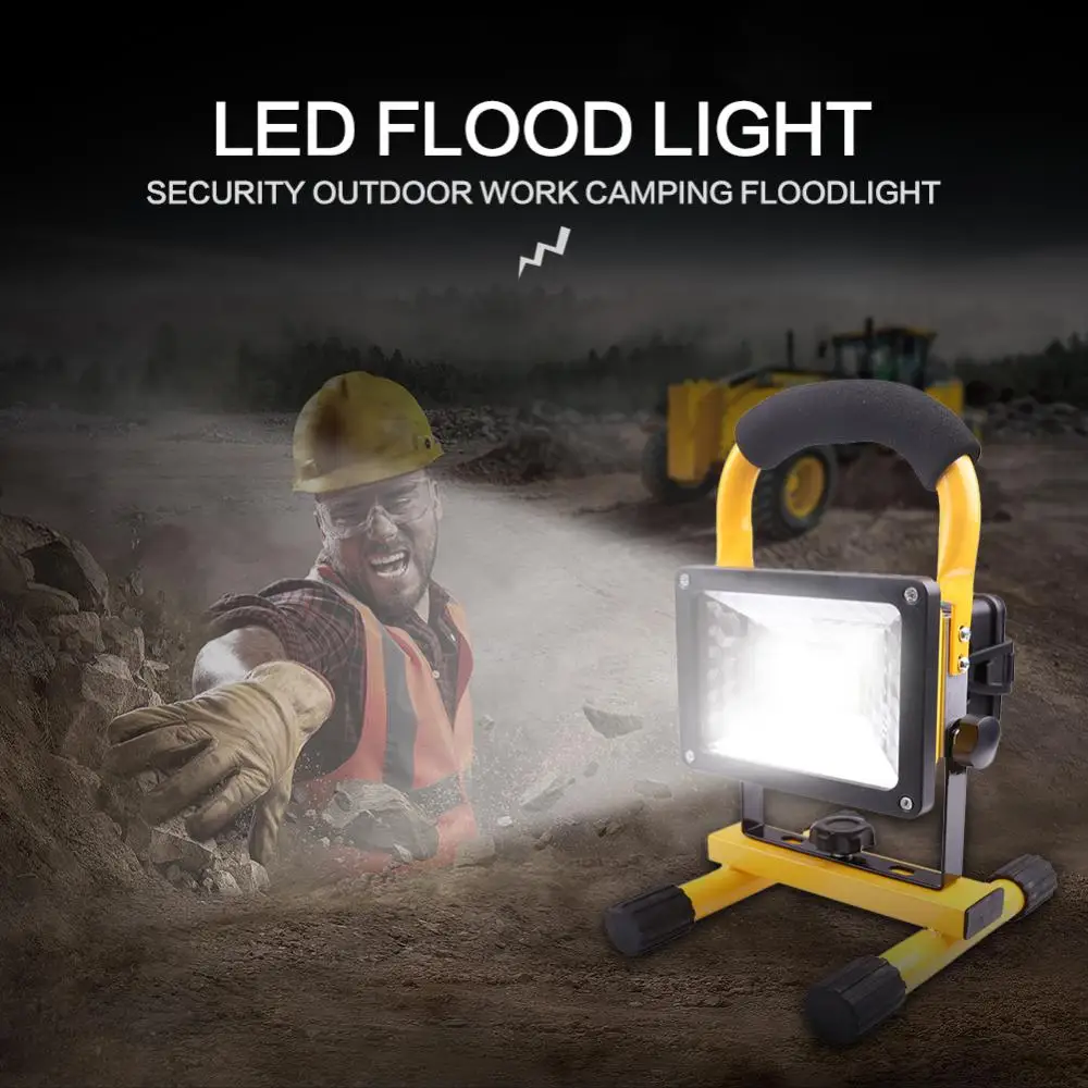 

Modes COB LED Portable Spotlight Searchlight Camping Light Rechargeable Handheld Work Lights With Battery Waterproof Lantern