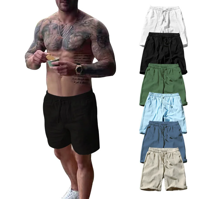 6 Colors! 2023 Summer Fitness Shorts Men's Cotton Hemp Running Training Quarters Casual Large Sports Shorts
6 Colors! 2023 Summer Fitness Shorts Men's Cotton Hemp Running Training Quarters Casual Large Sports Shorts