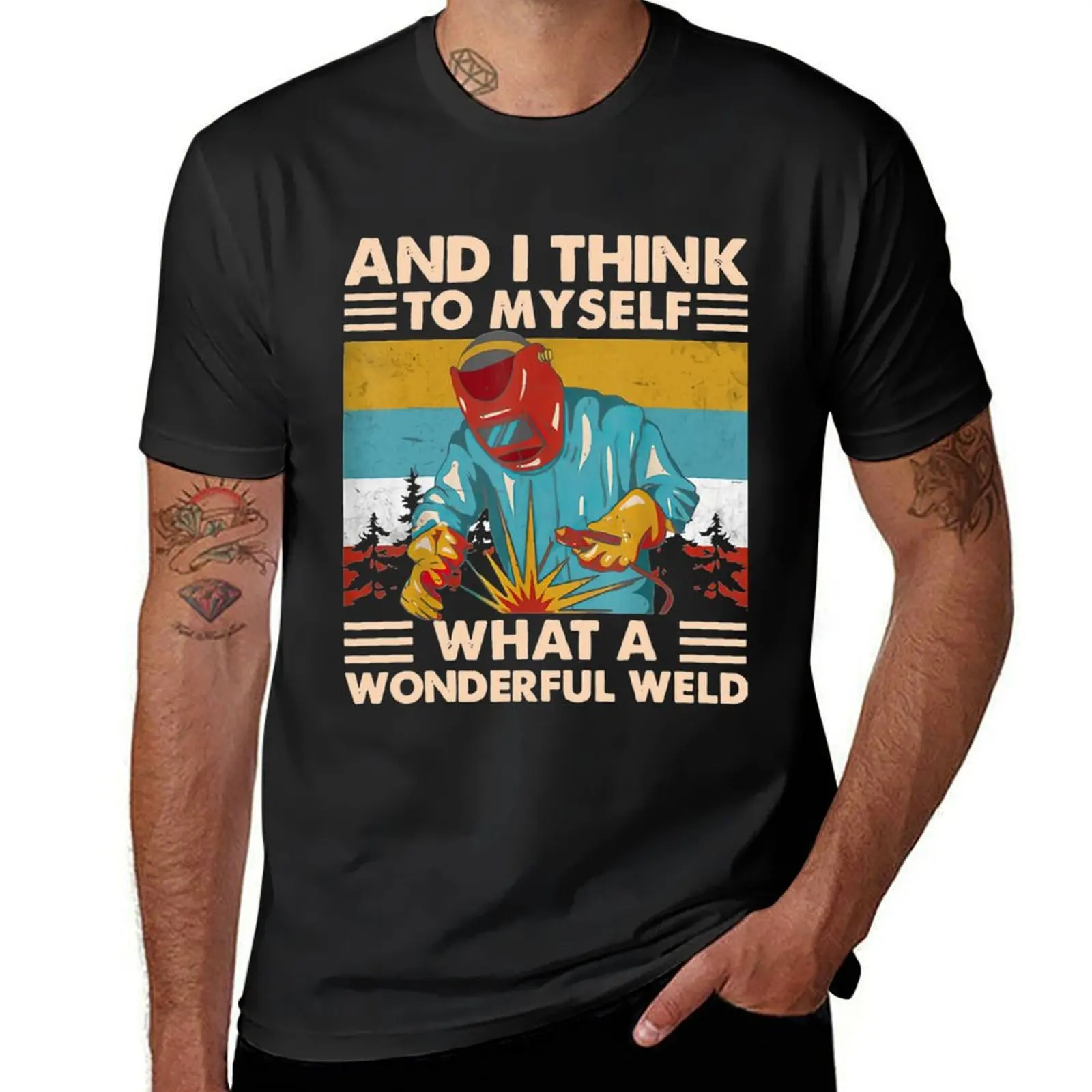 What A Wonderful Weld T-Shirt quick-drying summer clothes customs graphics Men's clothing
What A Wonderful Weld T-Shirt quick-drying summer clothes customs graphics Men's clothing