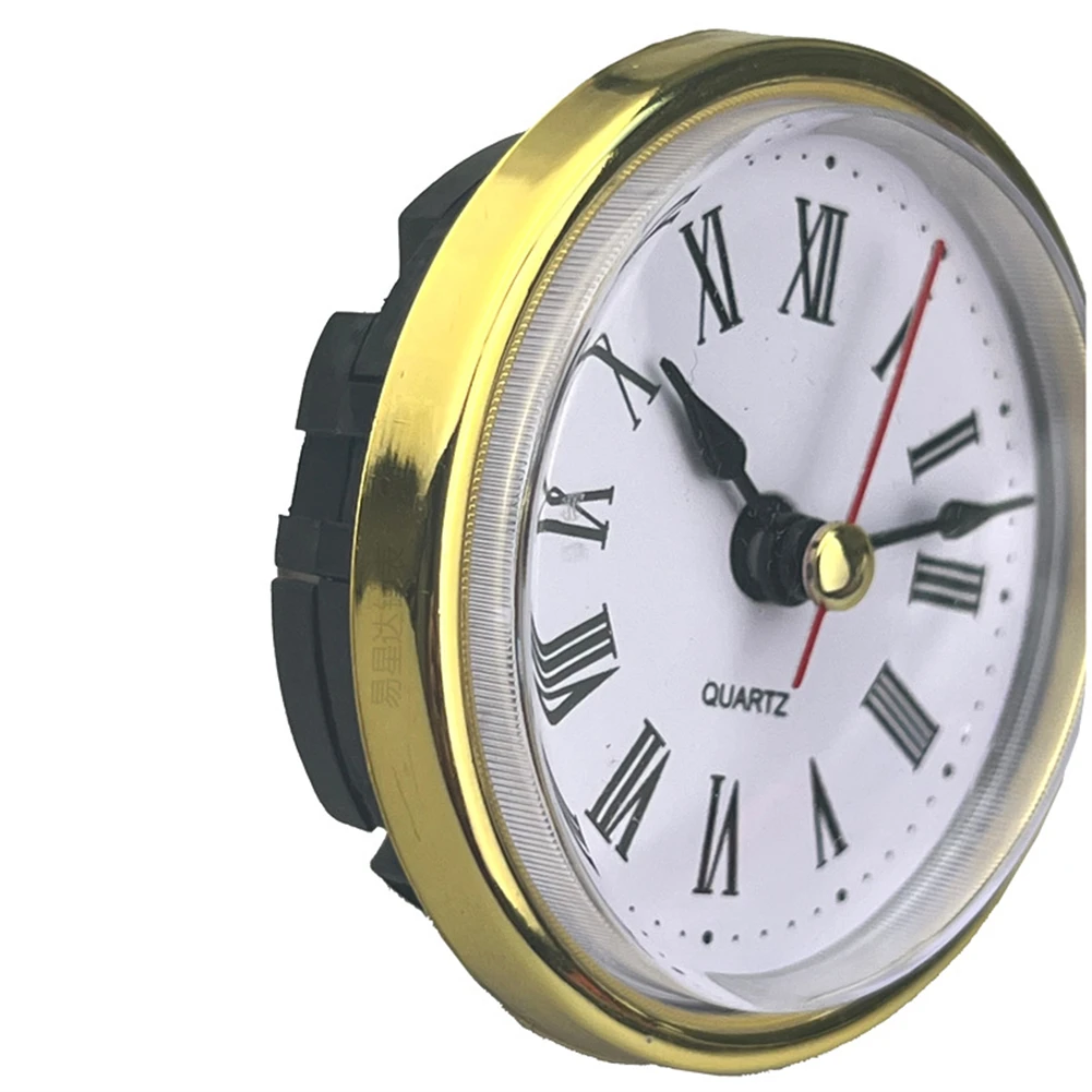 

65MM Quartz Clock Inserts Movement Insert Replacement DIY Parts Roman Numbers Home DIY Crafts Clock Mechanism Inserts
