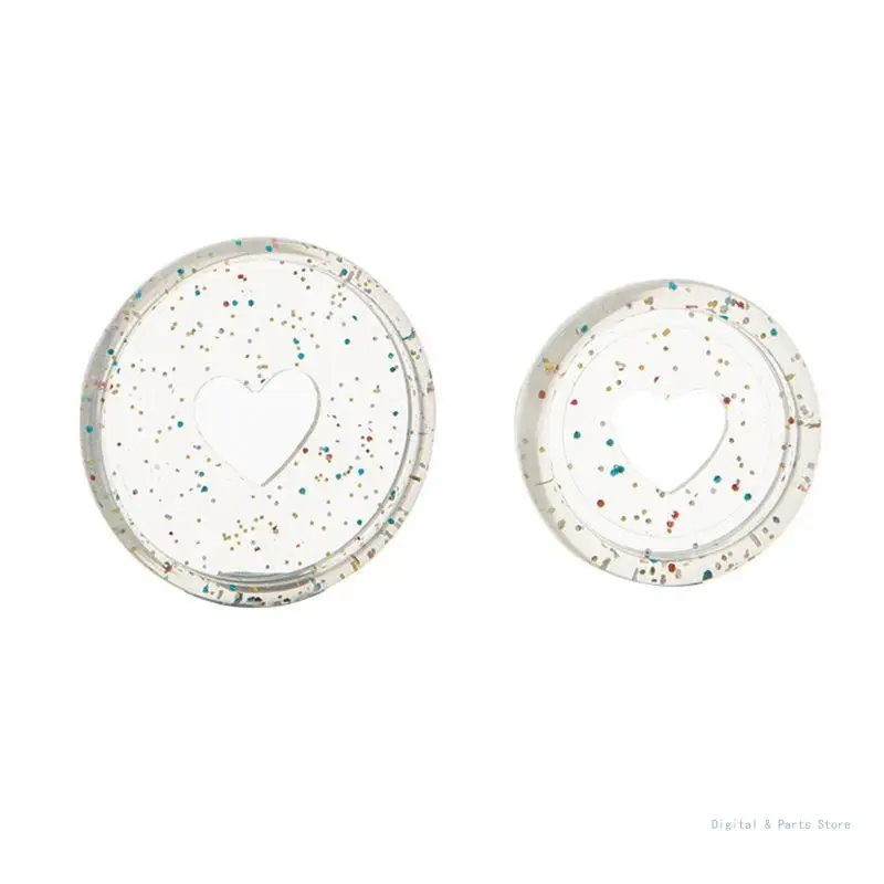 M17F 20pcs Glitter Sequin Heart Binder Rings Mushroom Hole Loose Leaf Notebook Binding Plastic Disc Buckle Hoop
M17F 20pcs Glitter Sequin Heart Binder Rings Mushroom Hole Loose Leaf Notebook Binding Plastic Disc Buckle Hoop