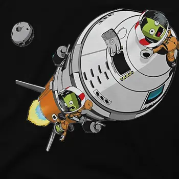 Unbetitelte T-Shirts Männer Baumwolle lässig T-Shirts Rundhals ausschnitt Kerbal Space Programm Spiel T-Shirt Kurzarm Kleidung Original