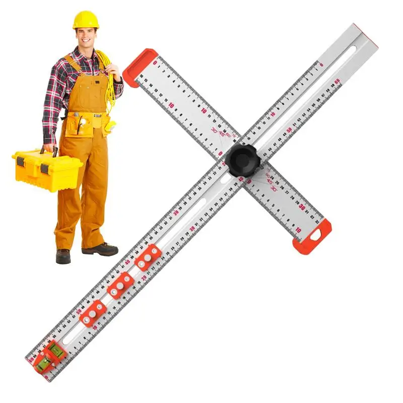 T-Square Ruler Craft Making Tools Ruler In Both Inches And Metric Measurements Multifunctional Woodworking Measuring Ruler Tool
T-Square Ruler Craft Making Tools Ruler In Both Inches And Metric Measurements Multifunctional Woodworking Measuring Ruler Tool
