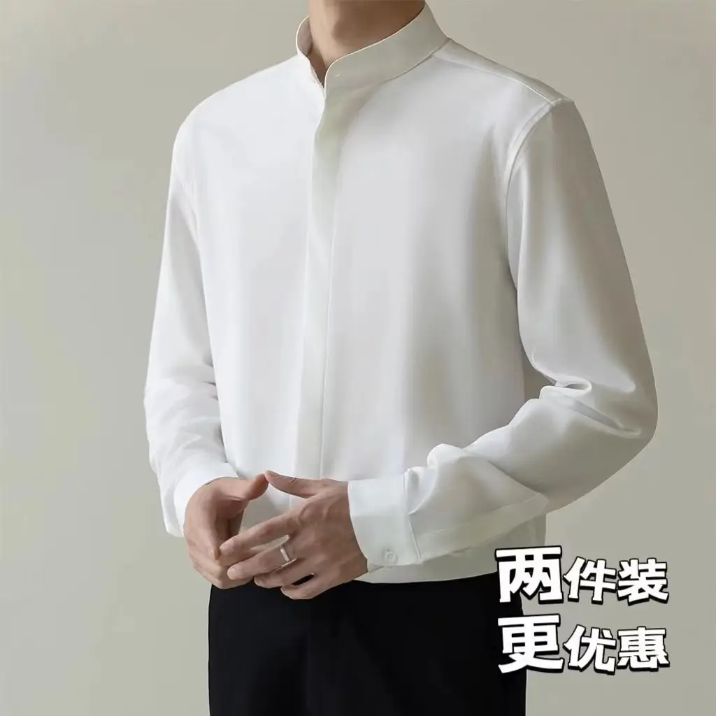 Men's Shirts Brand 2024 New Thin Long Sleeve Clothing Solid Male Slim Fit Elastic Breathable Non Iron Quality Male Blouse P87
Men's Shirts Brand 2024 New Thin Long Sleeve Clothing Solid Male Slim Fit Elastic Breathable Non Iron Quality Male Blouse P87