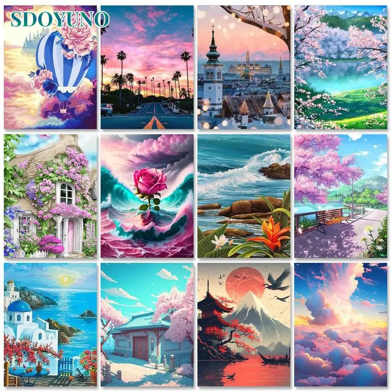 SDOYUNO Pictures By Numbers Handpainted Canvas painting Scenery 60x75cm Painting by numbers For adults Home decor
SDOYUNO Pictures By Numbers Handpainted Canvas painting Scenery 60x75cm Painting by numbers For adults Home decor