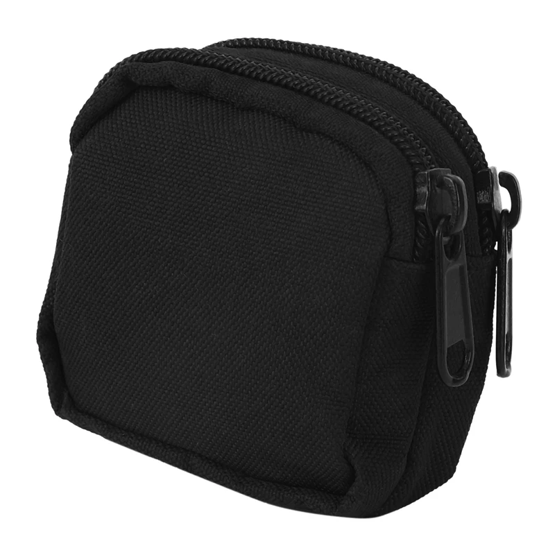 

Маленькая уличная сумка DOME 3X, миниатюрный органайзер для кошелька, армейское снаряжение Molle, нейлоновый Универсальный гаджет для повседневного использования, искусственная кожа (черный)