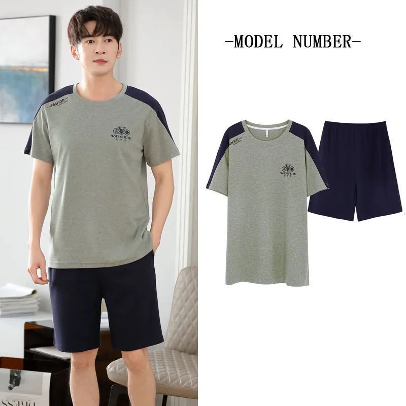 2022 Sleepwear M-4XL Men's Pajamas Suit Simple Loose 2PCS Nightwear Summer Short Sleeve Shorts Pyjamas Thin Home Wear
2022 Sleepwear M-4XL Men's Pajamas Suit Simple Loose 2PCS Nightwear Summer Short Sleeve Shorts Pyjamas Thin Home Wear