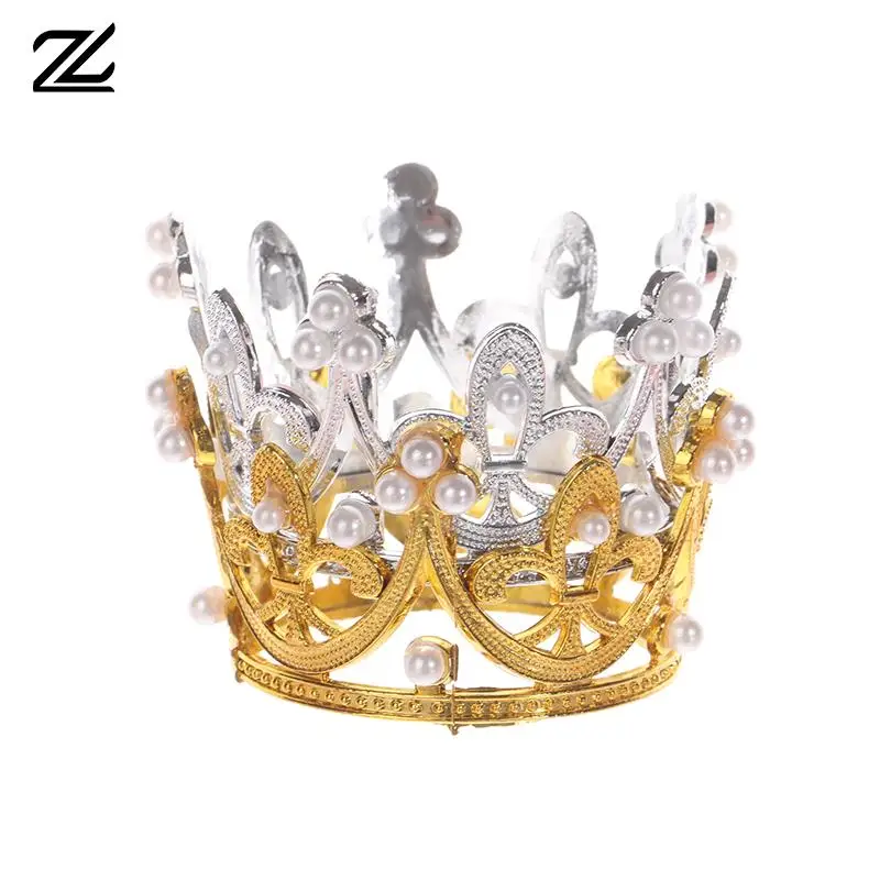 Creative Mini Crown Cake Topper Metal Pearl Happy Birthday Cake Toppers Wedding&Engagement Cake Decor Sweet Party Decorations
Creative Mini Crown Cake Topper Metal Pearl Happy Birthday Cake Toppers Wedding&Engagement Cake Decor Sweet Party Decorations