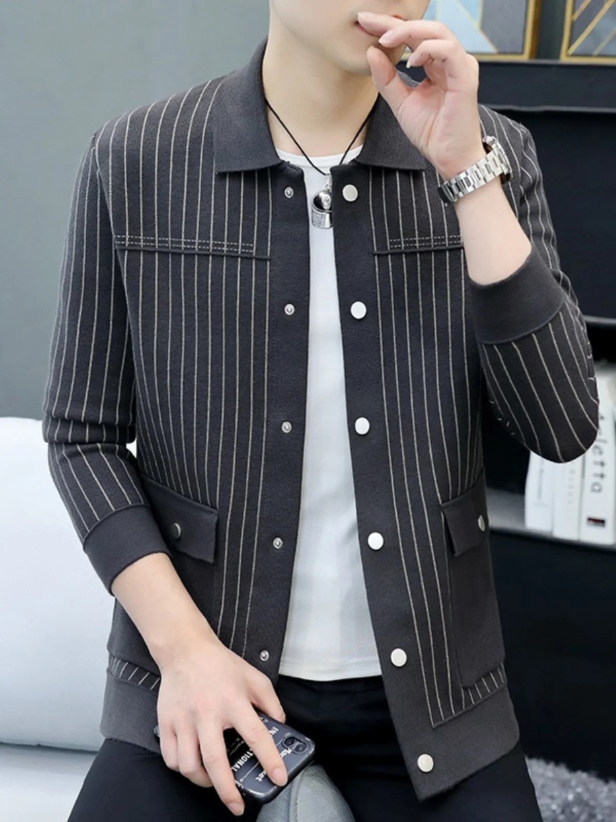 2023 New Men's Sweaters Autumn Winter Warm Knitted Cardigan Sweaters Man Casual Knitwear Sweatercoat Male Clothes B54
2023 New Men's Sweaters Autumn Winter Warm Knitted Cardigan Sweaters Man Casual Knitwear Sweatercoat Male Clothes B54