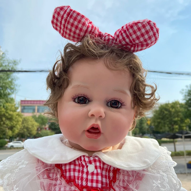 60CM Blood Vessels Paint Skin Soft Silicone Reborn Baby Doll Real Touch Cloth Body Bebe Doll Toys for Girl Birthday Gift
60CM Blood Vessels Paint Skin Soft Silicone Reborn Baby Doll Real Touch Cloth Body Bebe Doll Toys for Girl Birthday Gift