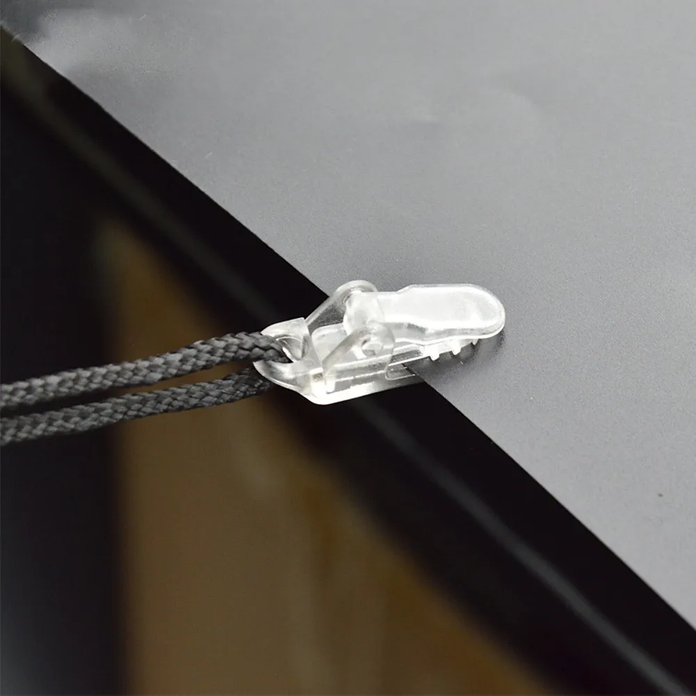 TARPAULINE AWNING CLIPS Awning Clamp Outdoor 10pcs 3.3cm Length 5mm Drilling Diameter ABS Tarp Clips Transparent
TARPAULINE AWNING CLIPS Awning Clamp Outdoor 10pcs 3.3cm Length 5mm Drilling Diameter ABS Tarp Clips Transparent