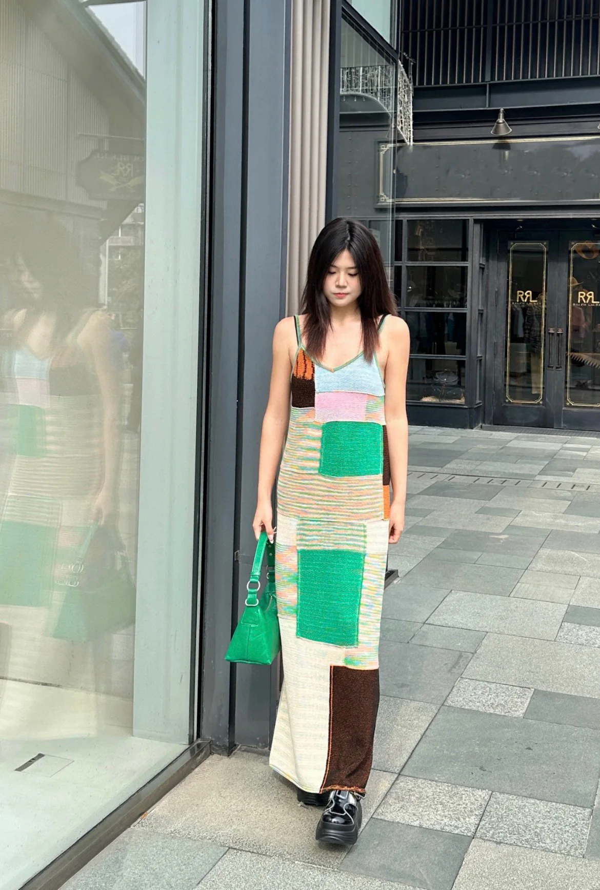 2024 Summer New Fashion Colorful Splice Long Knitted Sling Dress Women Sleeveless Spaghetti Strap Casual Loose Dresses F273
2024 Summer New Fashion Colorful Splice Long Knitted Sling Dress Women Sleeveless Spaghetti Strap Casual Loose Dresses F273