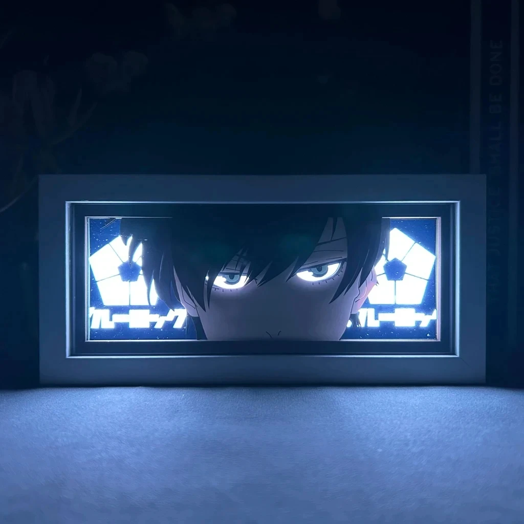 Hot Anime Blue Lock Figure Rin Itoshi Nightlight for Bedroom Decor Manga Lightbox Table Desk Lamp Creative Blue Lock Light Box
Hot Anime Blue Lock Figure Rin Itoshi Nightlight for Bedroom Decor Manga Lightbox Table Desk Lamp Creative Blue Lock Light Box