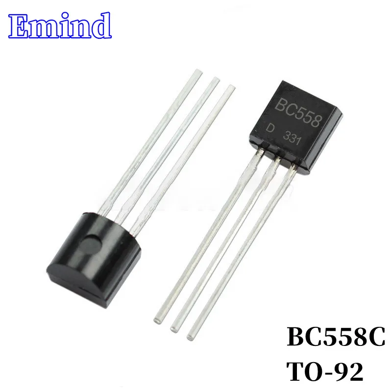 300/500/1000/2000/3000Pcs BC558C DIP Transistor TO-92 PNP Type 30V/100mA Bipolar Amplifier Transistor
300/500/1000/2000/3000Pcs BC558C DIP Transistor TO-92 PNP Type 30V/100mA Bipolar Amplifier Transistor