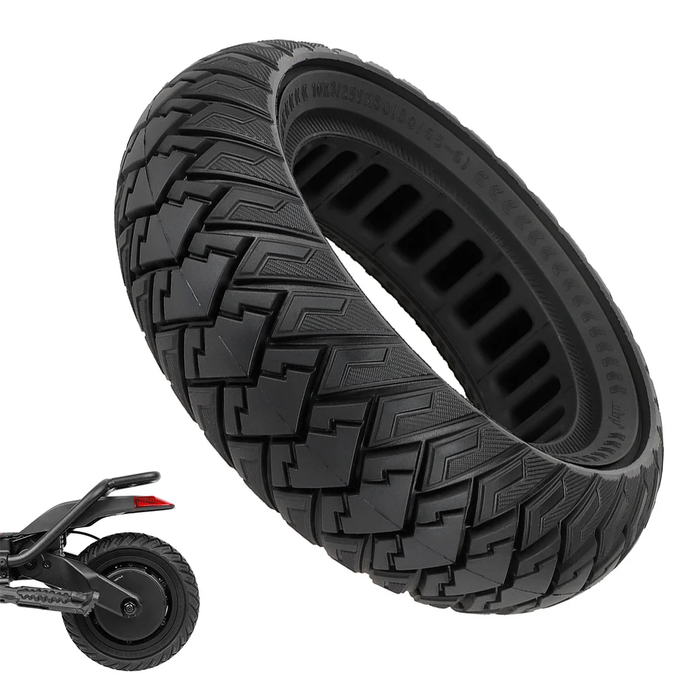 1pc 10 Inch 80/65-6 Solid Tire 10x3.0 For 10x Electric Scooter 255x80 Durable Outdoor Scooters Accessories Black Rubber
1pc 10 Inch 80/65-6 Solid Tire 10x3.0 For 10x Electric Scooter 255x80 Durable Outdoor Scooters Accessories Black Rubber