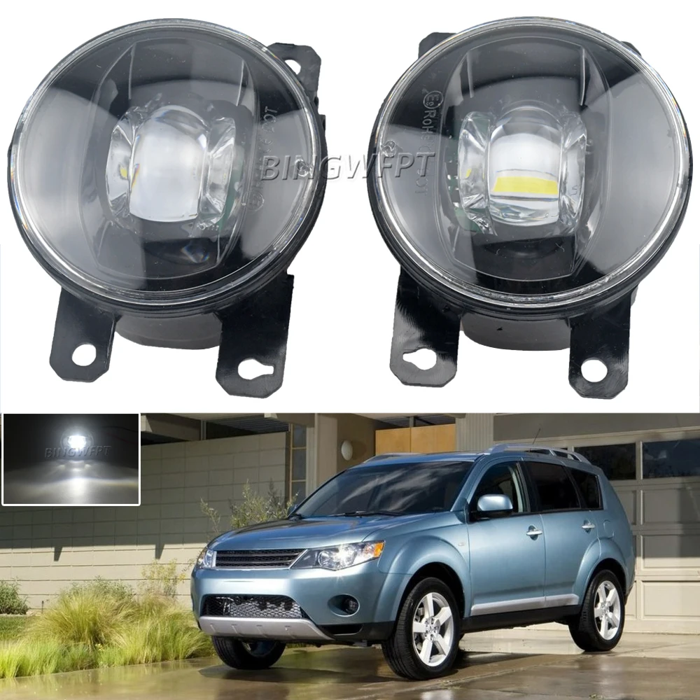 

Автомобильные аксессуары, светодиодная противотуманная лампа для дневных ходовых огней, лампа H11 12 В для Mitsubishi Outlander XL 2007-2013