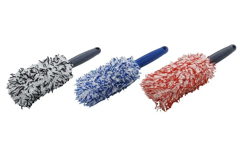 

Car Cleaning Plush Tire Brush Microfiber Vehicle Motorcycle Wheel Rim Hub Scrub Brush Washing Cleaning Tool Cleaner Wheels Rims