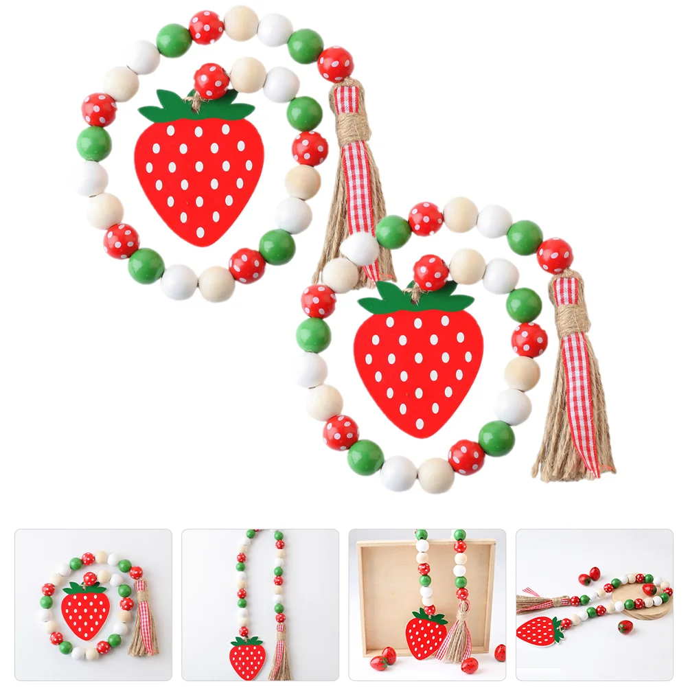 2 Pcs Rosary Beads Strawberry Wooden Country Decor Garland Garlands Beaded Colorful Farmhouse 
2 Pcs Rosary Beads Strawberry Wooden Country Decor Garland Garlands Beaded Colorful Farmhouse