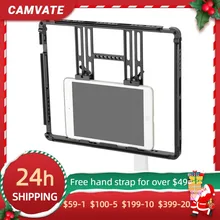 CAMVATE Dual Tablet Clip Holders With VESA Mount Holes For iPad Pro/Air/Mini Series,Switch,Galaxy Tab, iPhone 12 Pro/12 Pro Max
CAMVATE Dual Tablet Clip Holders With VESA Mount Holes For iPad Pro/Air/Mini Series,Switch,Galaxy Tab, iPhone 12 Pro/12 Pro Max