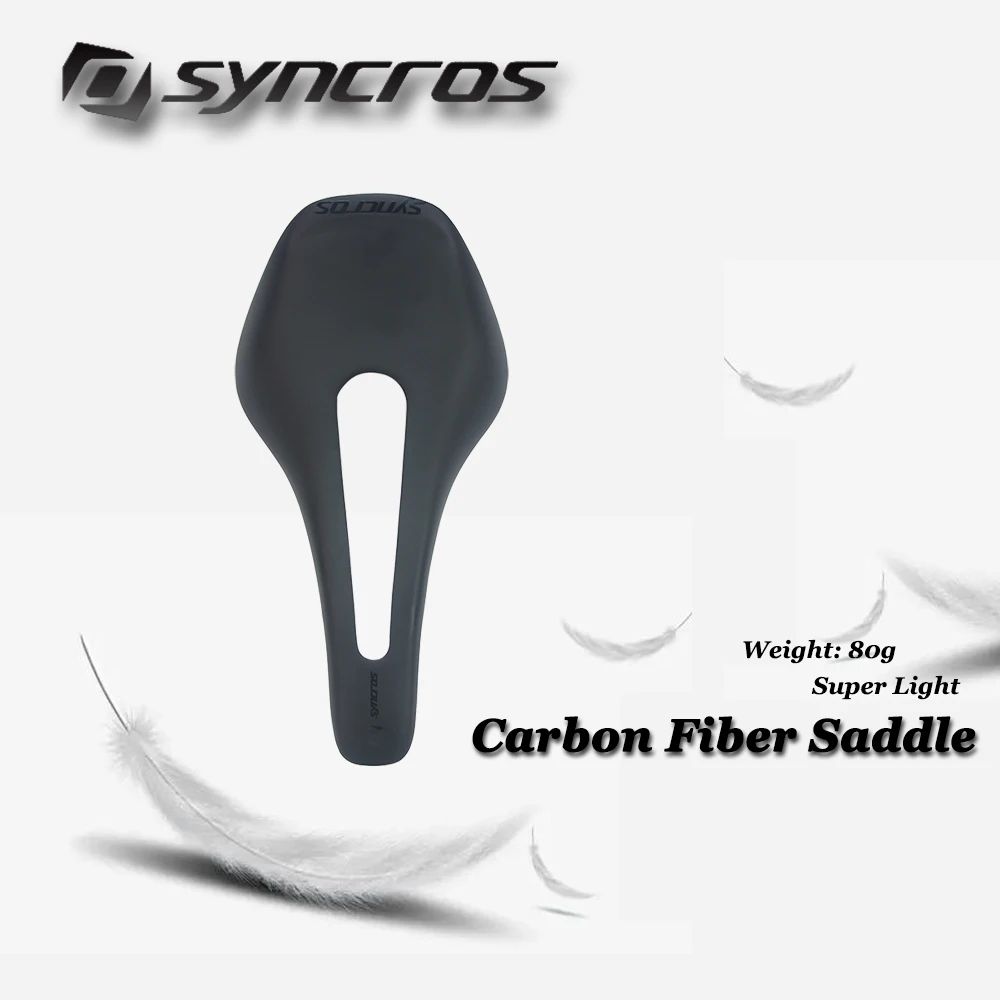 

Syncros Bicycle Carbon Saddle Gloss or Matte Road Mtb Saddle 128*255mm Ultralight Comfortable Seat Cushion Bike Accesorios