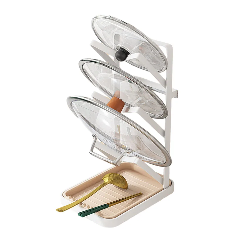 Kitchen Accessories Organizer Pot Lid Holder Rack Multifunctional Stand for Spoons Forks and Stainless Steel Lid Storage
Kitchen Accessories Organizer Pot Lid Holder Rack Multifunctional Stand for Spoons Forks and Stainless Steel Lid Storage