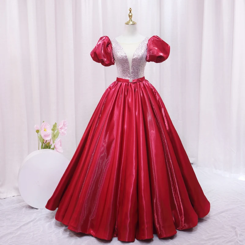 Princess Evening Dress Elegant Empire Short Sleeves Strapless Simple Pleat Prom Formal Dresses for Women Wedding Party Gowns
Princess Evening Dress Elegant Empire Short Sleeves Strapless Simple Pleat Prom Formal Dresses for Women Wedding Party Gowns