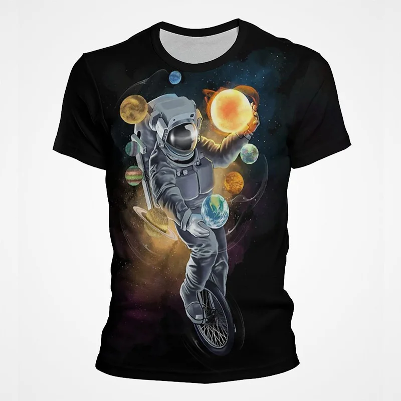 Space Astronaut Universe 3D Printed T-Shirt Men Summer Casual Mens Vintage O-Neck Short Sleeve Hip Hop Streetwear Tee Tops
Space Astronaut Universe 3D Printed T-Shirt Men Summer Casual Mens Vintage O-Neck Short Sleeve Hip Hop Streetwear Tee Tops