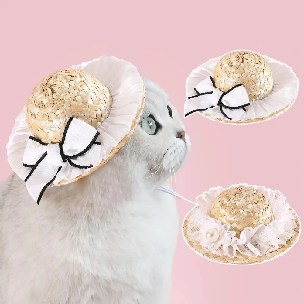 Pet Sun Hat Stylish Adjustable Elegant Style Puppy Dog Headwear Straw Hat Pet Accessories Cat Headwear Pet Straw Hat
Pet Sun Hat Stylish Adjustable Elegant Style Puppy Dog Headwear Straw Hat Pet Accessories Cat Headwear Pet Straw Hat