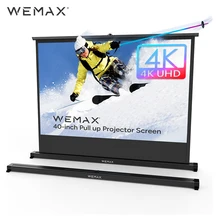 WEMAX P40 Tabletop Screen 40 inch Pull Up Portable Projector Screen HD 16:9 Projection Foldable Stand for Travel Camping Meeting WEMAX P40 Tabletop Screen 40 inch Pull Up Portable Projector Screen HD 16:9 Projection Foldable Stand for Travel Camping Meeting