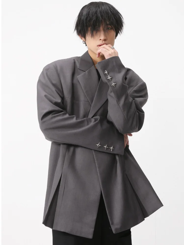 SYUHGFA Men's Wear Autumn New Fashion Suit Coat Single Button Shoulder Loose Korean Casual Male Jacket 2024 Trendy Blazer
SYUHGFA Men's Wear Autumn New Fashion Suit Coat Single Button Shoulder Loose Korean Casual Male Jacket 2024 Trendy Blazer