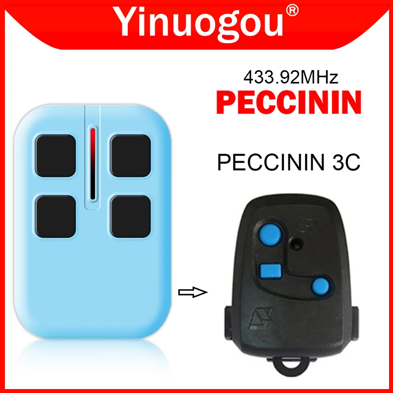 PECCININ 3C Electronic Gate Remote Control 433.92MHz Clone PECCININ Garage Door Remote Control Duplicator Opener Transmitter Key
PECCININ 3C Electronic Gate Remote Control 433.92MHz Clone PECCININ Garage Door Remote Control Duplicator Opener Transmitter Key