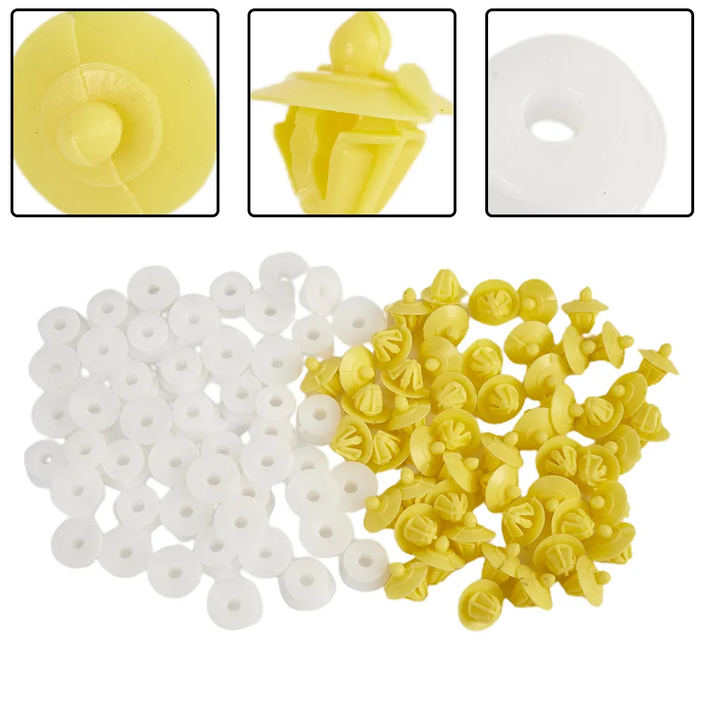 50x Car Clips Door Wheel Arch Clips Fits For Discovery 3 4 For For For For Range Rover Sport White+Yellow
50x Car Clips Door Wheel Arch Clips Fits For Discovery 3 4 For For For For Range Rover Sport White+Yellow