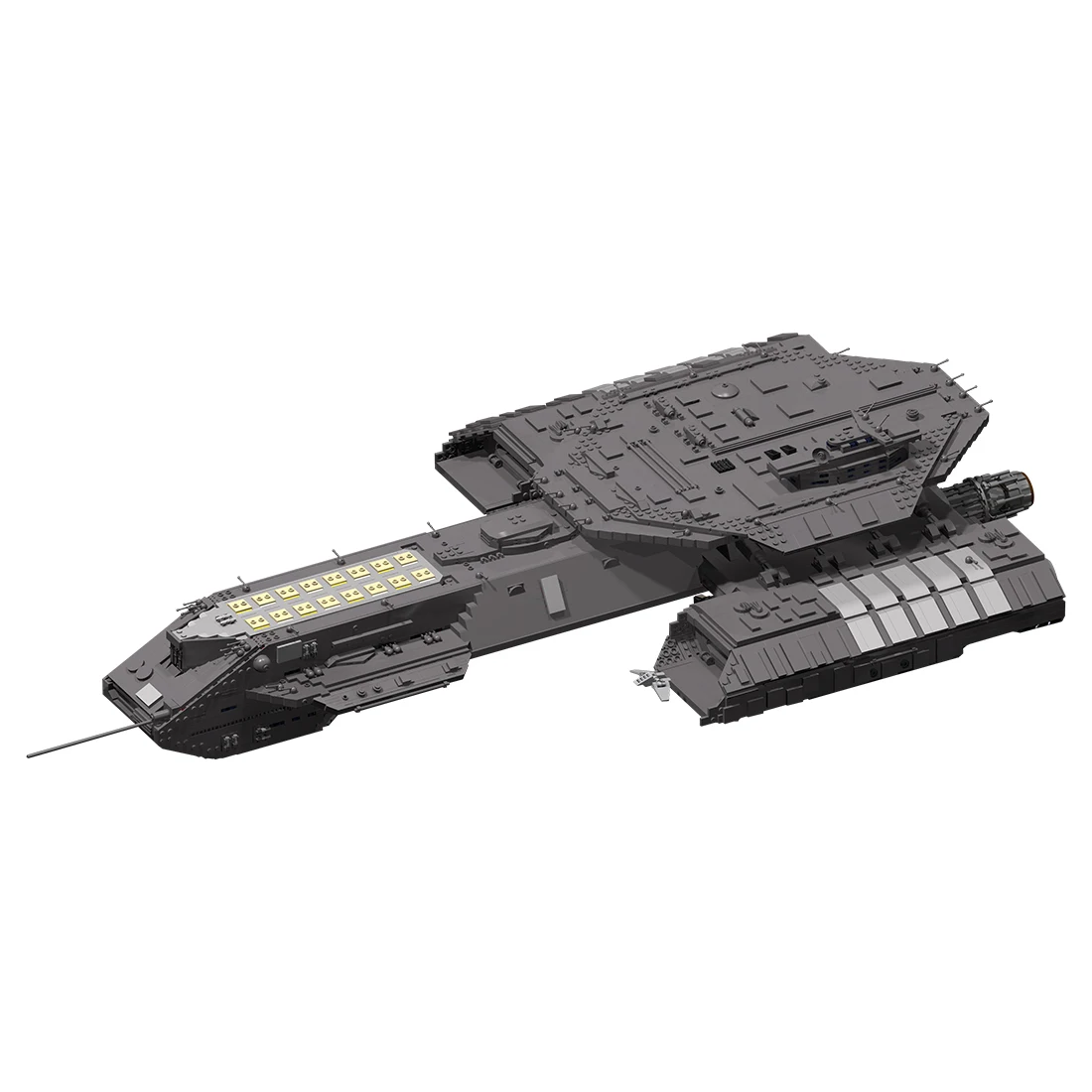 Authorized MOC-35381 USS Daedalus Sci-Fi Style Battleship Building Blocks Set - By Resqusto
Authorized MOC-35381 USS Daedalus Sci-Fi Style Battleship Building Blocks Set - By Resqusto
