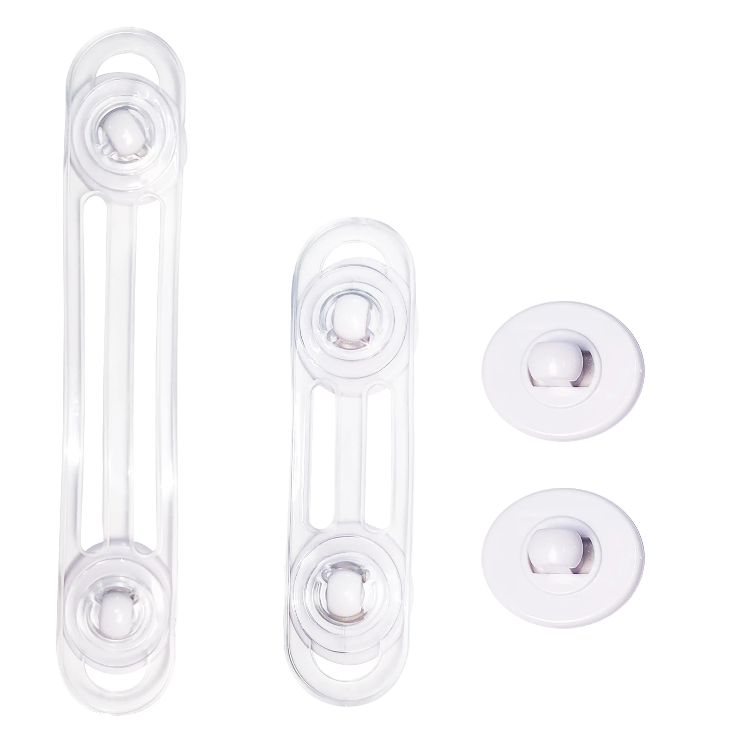 

Multi-function baby Anti-pinch drawer lock child child safety strap locks transparent child anti-opening soft belt lock