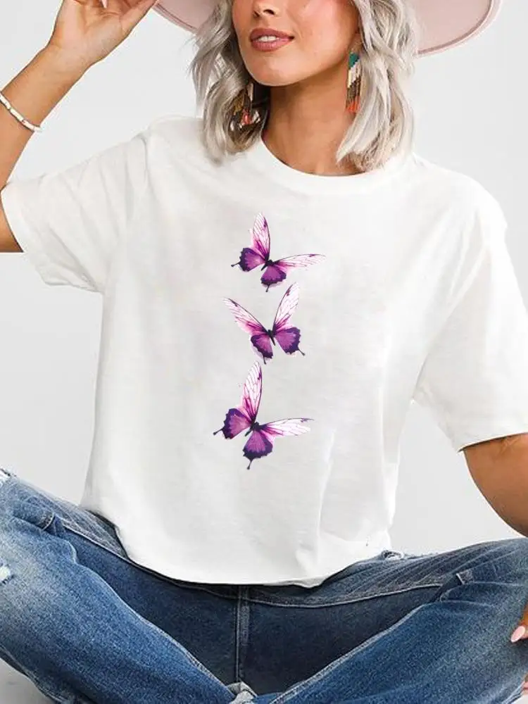 Sweet Butterfly 90s Trend Short Sleeve T Top Graphic Tee Print Women Summer Cartoon Shirt Female T-shirts Fashion Clothing
Sweet Butterfly 90s Trend Short Sleeve T Top Graphic Tee Print Women Summer Cartoon Shirt Female T-shirts Fashion Clothing